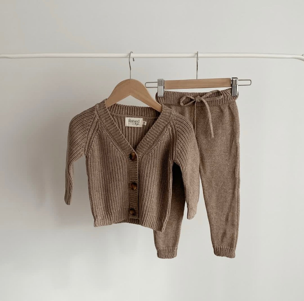 Knit Pants - Chocolate Speckle