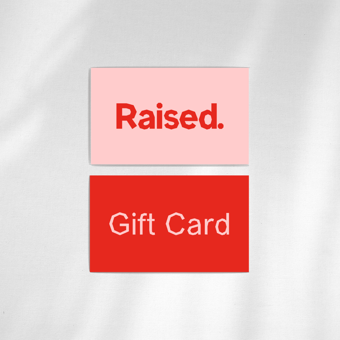 Raised Gift Card