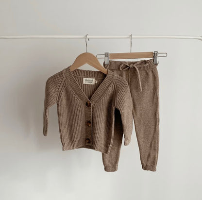 Knit Pants - Chocolate Speckle