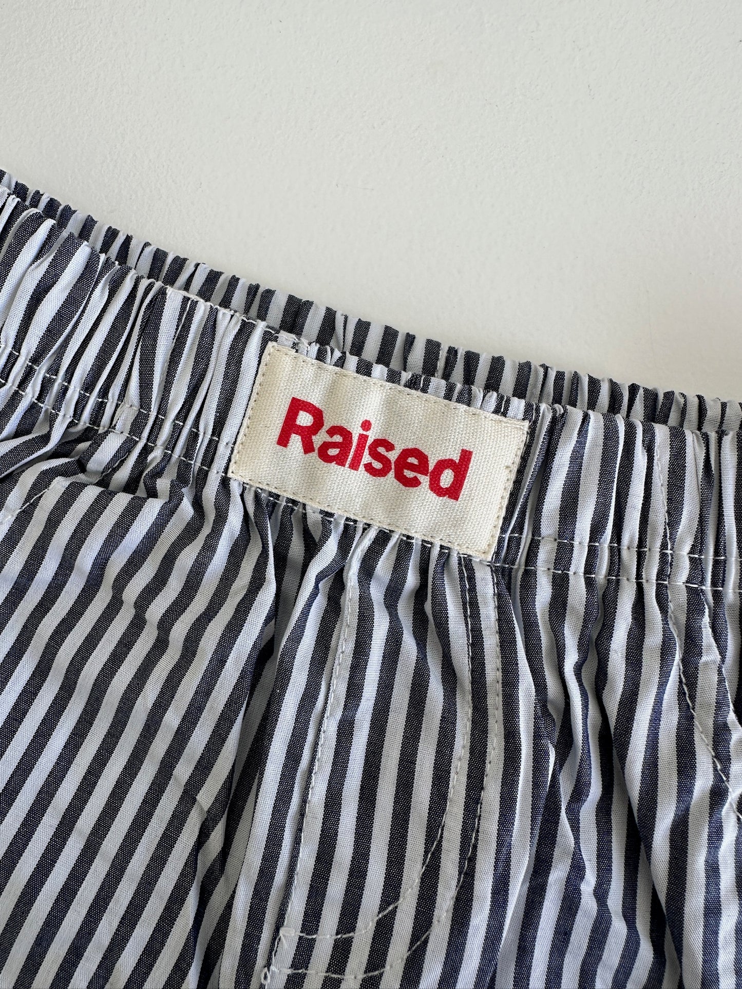 Blueberry Striped Boxer Pants